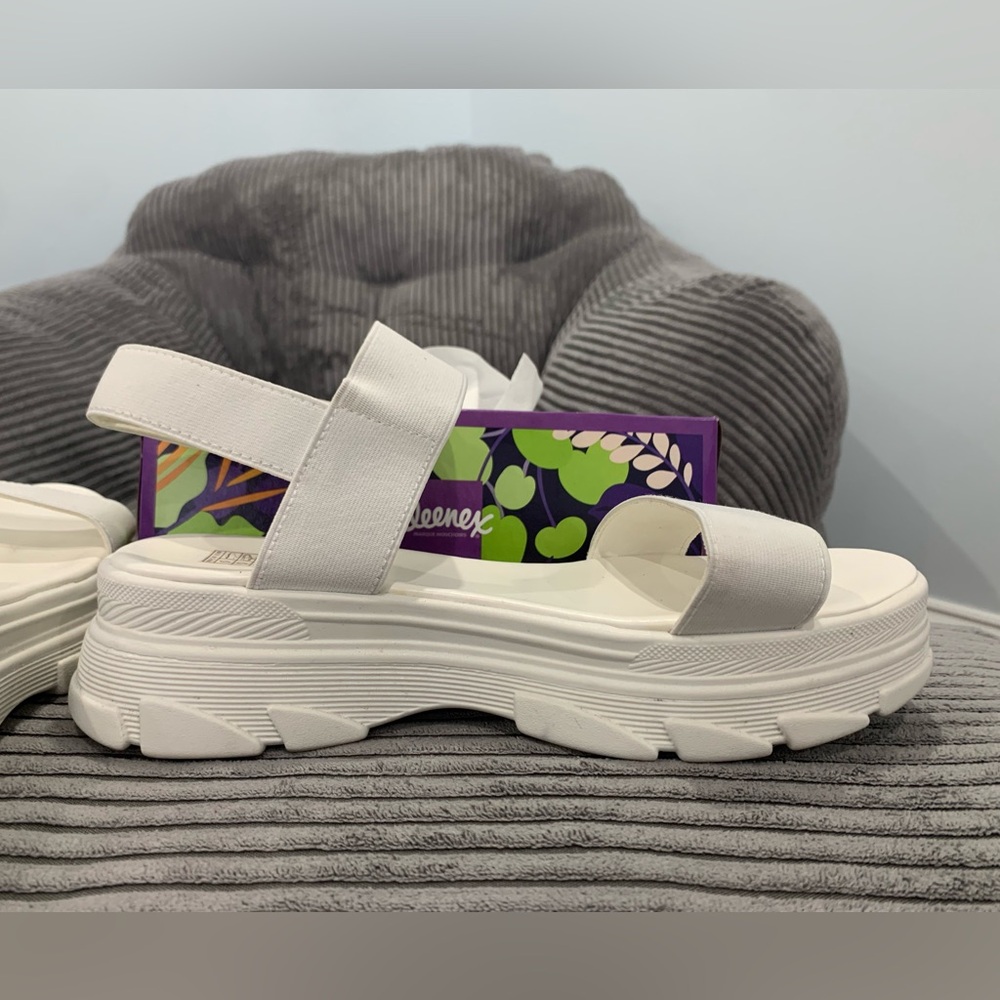 White Platform Sandals